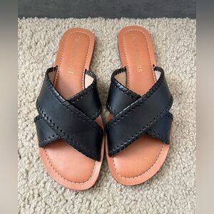 Jack Rogers Sloane X Band Black Size 7.5.